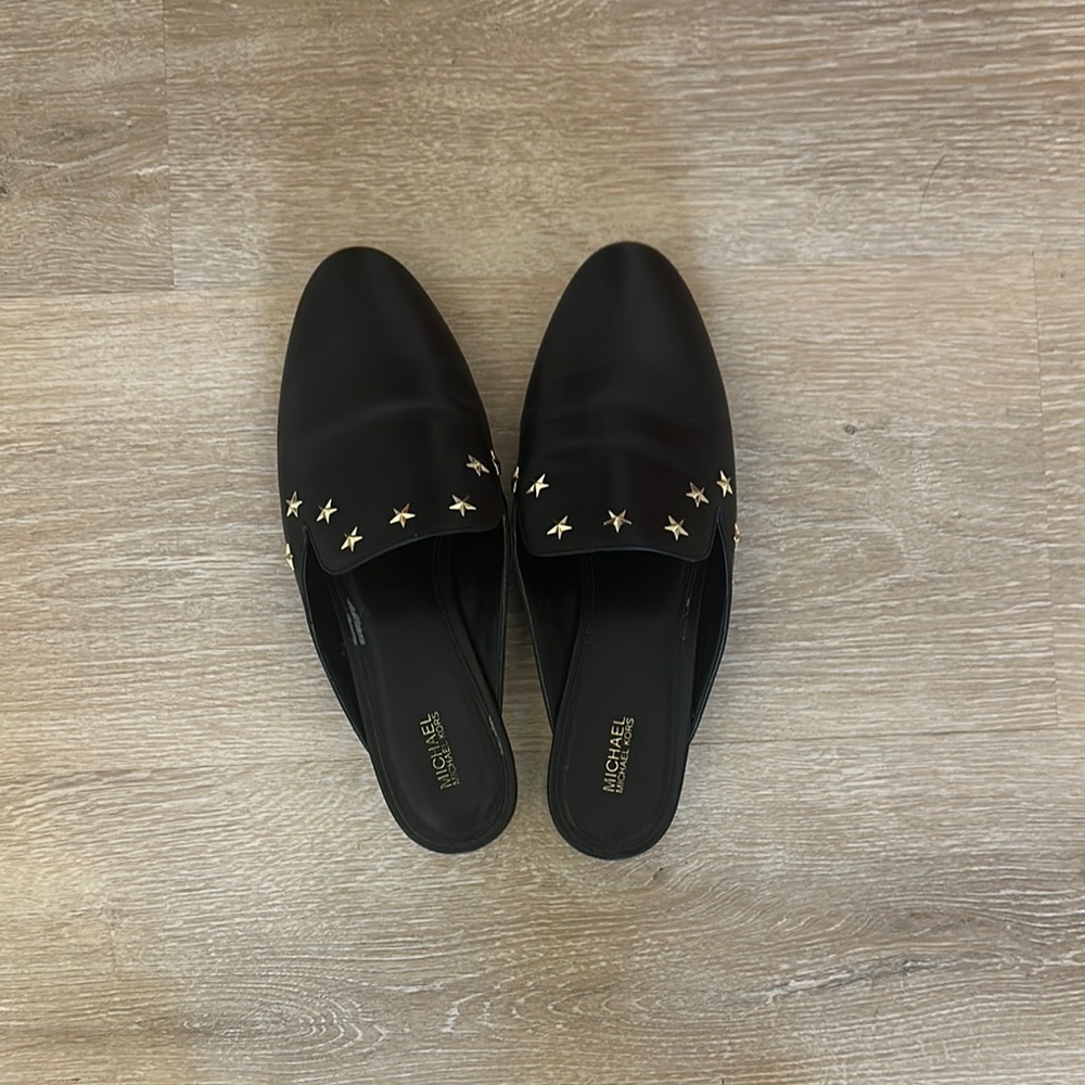 Michael Khors size 10 black clogs